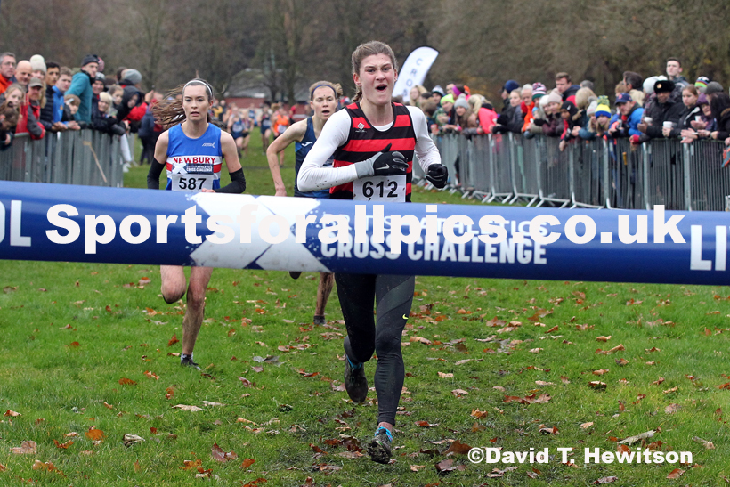 Womens under-17s and under-20s, 2019 European Cross Country Trials and British Cross Challenge, Sefton Park, Liverpool.  Photo: David T. Hewitson/Sports for All Pics